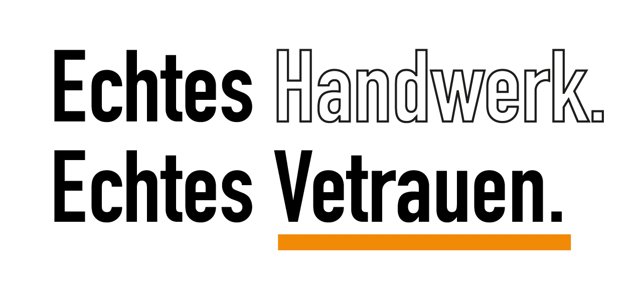 GRAFIK Echtes Handwerk. Echtes Vertrauen.